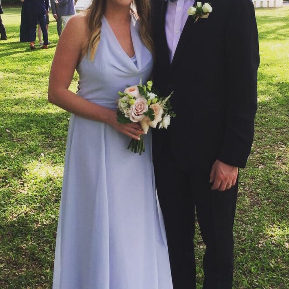 Amsale Chiffon Bridesmaid Dress